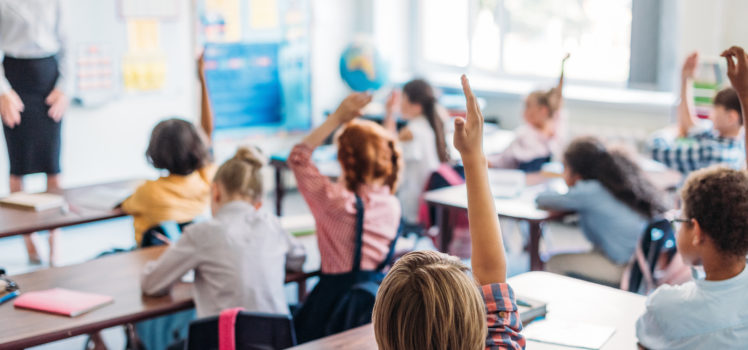 classroom, students, winter blues